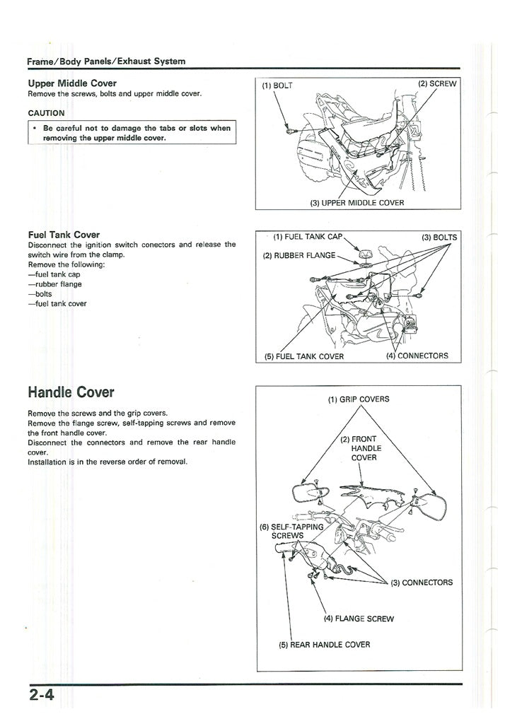 1990-1996 Honda EZ90 EZ 90 EZ9 Cub Service Manual – retro