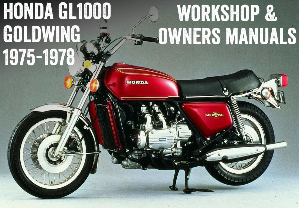 1975-1979 Honda GL1000 Goldwing Handbuch