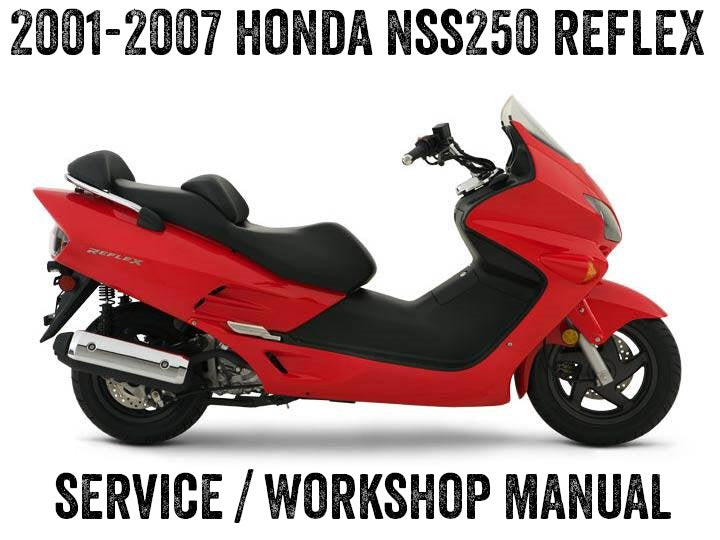 Manual de scooter Honda NSS250 Reflex Forza 2001-2007