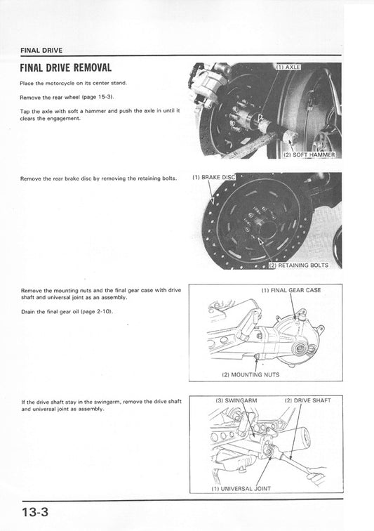 1988-1992 Honda NTV 600 Revere Repair Service Manual