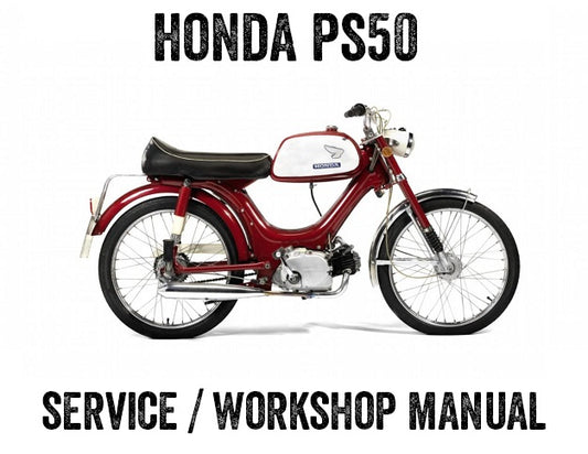 1969-1977 Honda PS50 Sportmoped-Roller-Handbuch