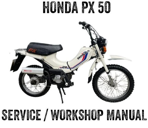 1981-1985 Honda PX50 Scooter Ciclomotor Scooter Manual