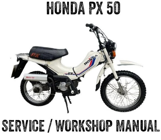 1981-1985 Honda PX50 Scooter Moped Scooter Manual