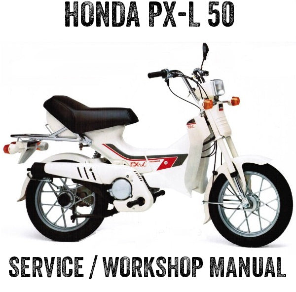 1981-1985 Honda PX-L PXL 50cc Scooter Moped Scooter Handbuch