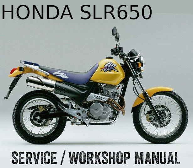 1997-2000 Honda SLR650 SLR 650 Servicehandbuch