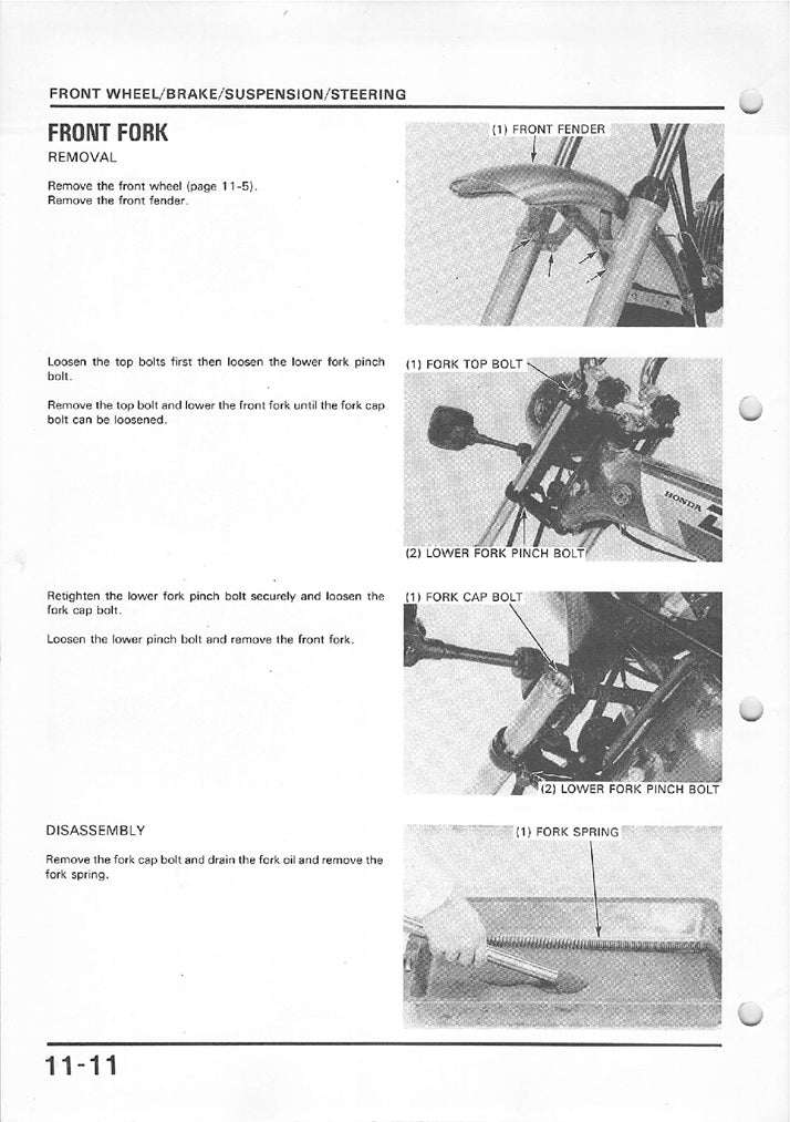 1983 Onwards Honda ST50 Dax Scooter Manual