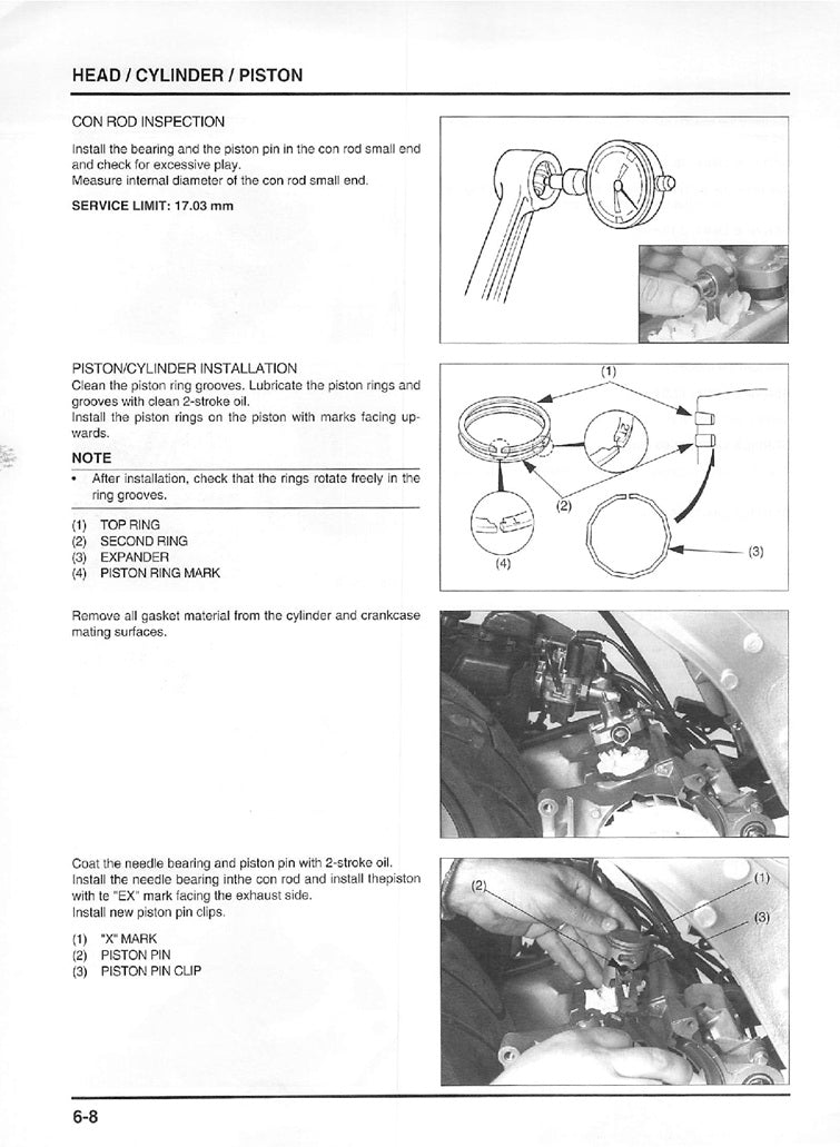 1998-2003 Honda SZX50 X8R Service Manual