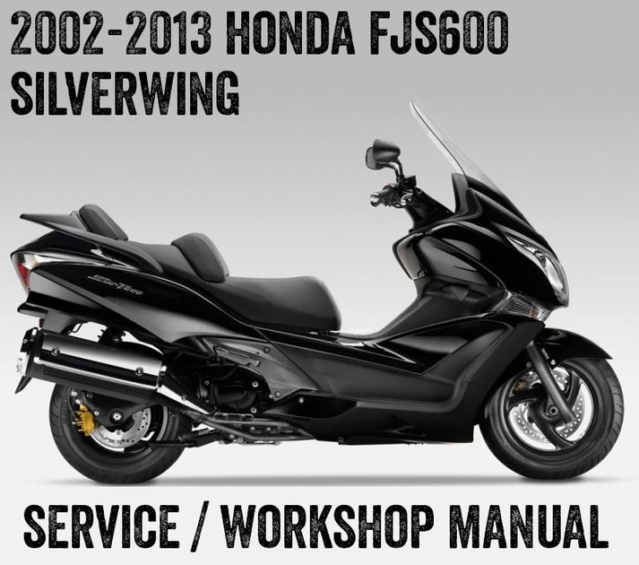 20022013 Honda FJS600 FSC600 SilverWing Scooter Manual retro