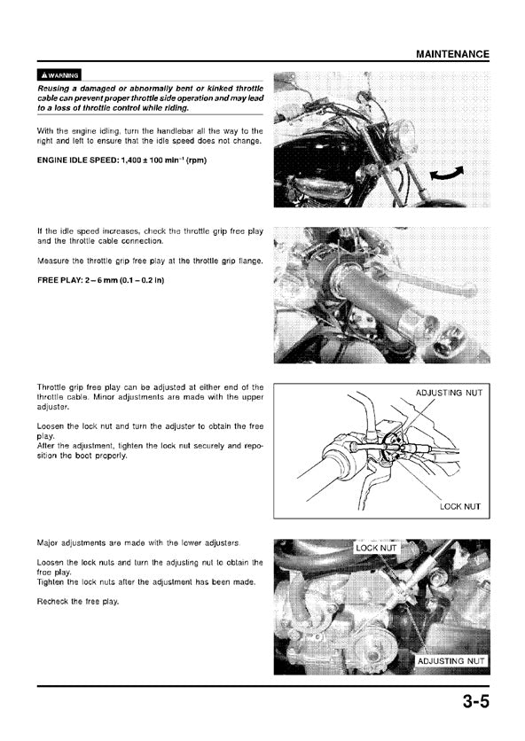 2001-2010 Honda TA200 TA 200 Shadow - Phantom Service Manual