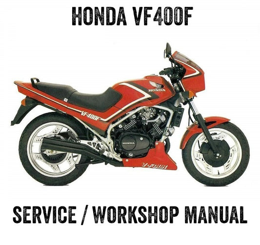 1983-1987 Honda VF400F VF400 F Interceptor V4 Manual