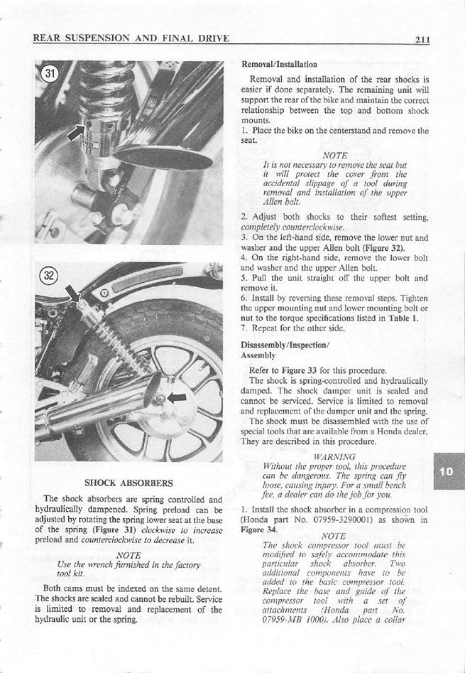 1983on Honda VT500FT VT500 FT Ascot V-Twin Service Manual