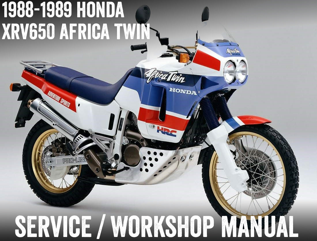 1988-1989 Honda XRV 650 XRV650 Africa Twin Handbuch