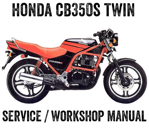 1984-1990 Honda CB350S Manual de servicio