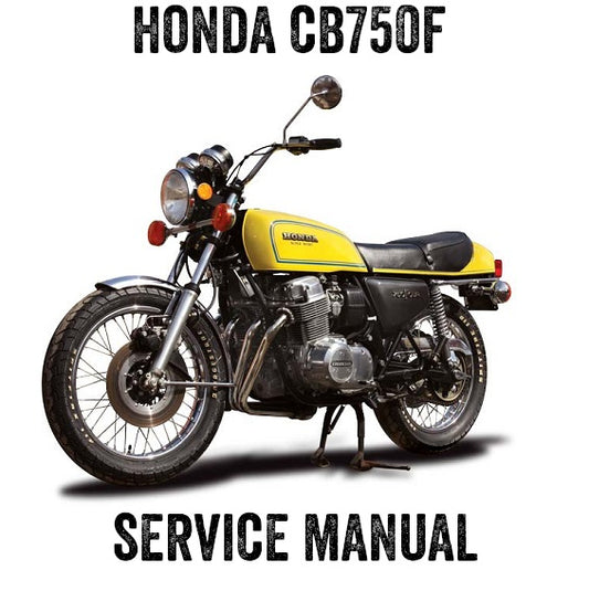 1975-1978 Honda CB750F F0 F1 F2 F3 Four Supersport Handbuch