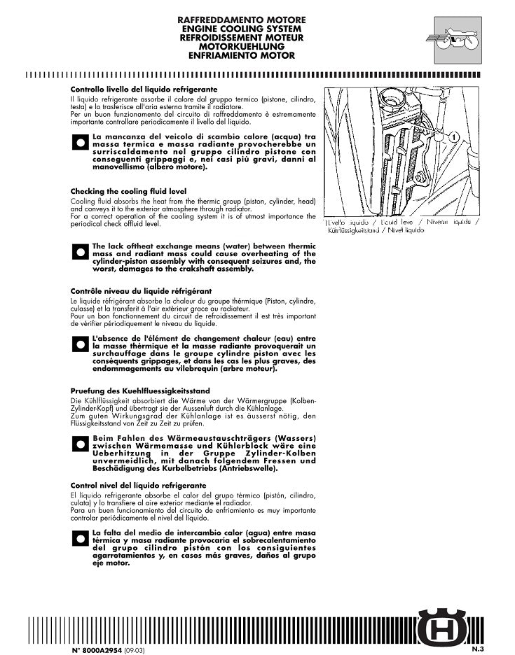 2004-2005 Husqvarna WR250 WR 250 Service Manual