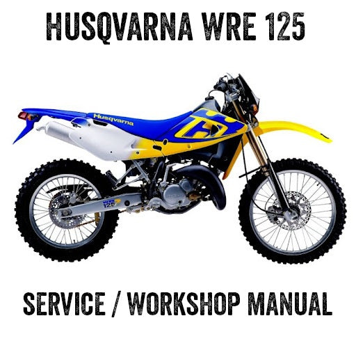 1998-2006 Husqvarna WRE125 WRE 125 Service Manual