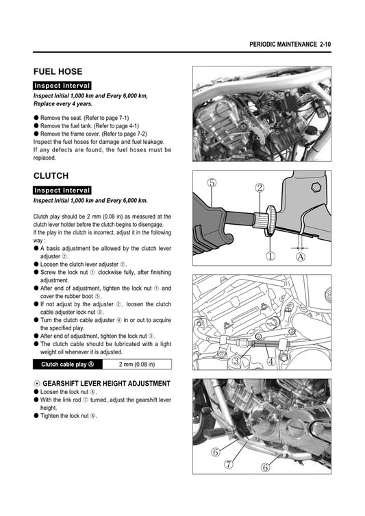 2003-2013 Suzuki RV125 Van Van Handbuch