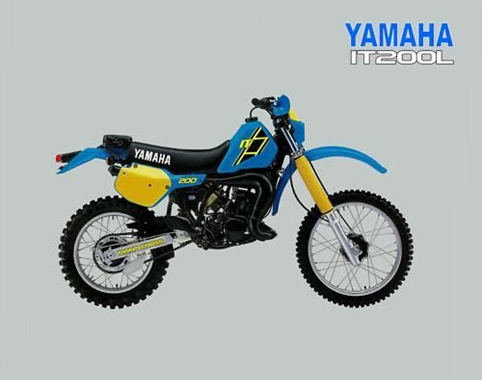 1987 Yamaha IT200 IT 200 Service Manual