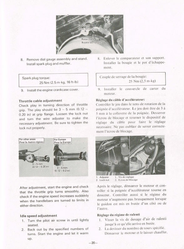 1981 Yamaha IT465 IT 465 Service Manual