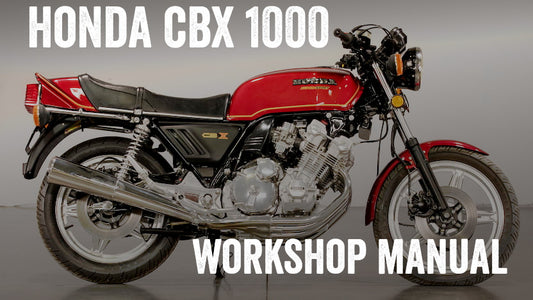 1979-1982 Honda CBX1000 Supersport seis manual