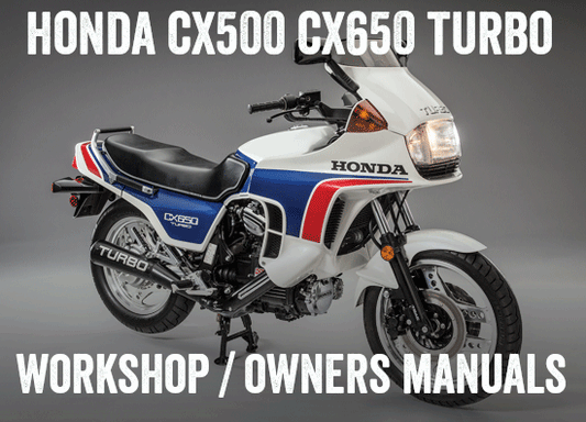 1982 Honda CX500 CX500T Turbo-Handbuch