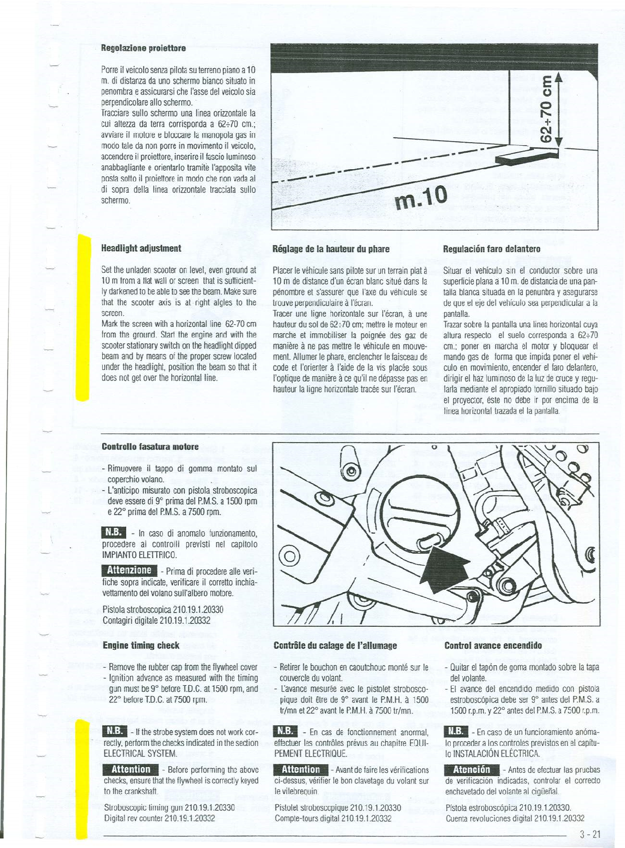 1998-2003 Manual de servicio de scooter Italjet Dragster 125