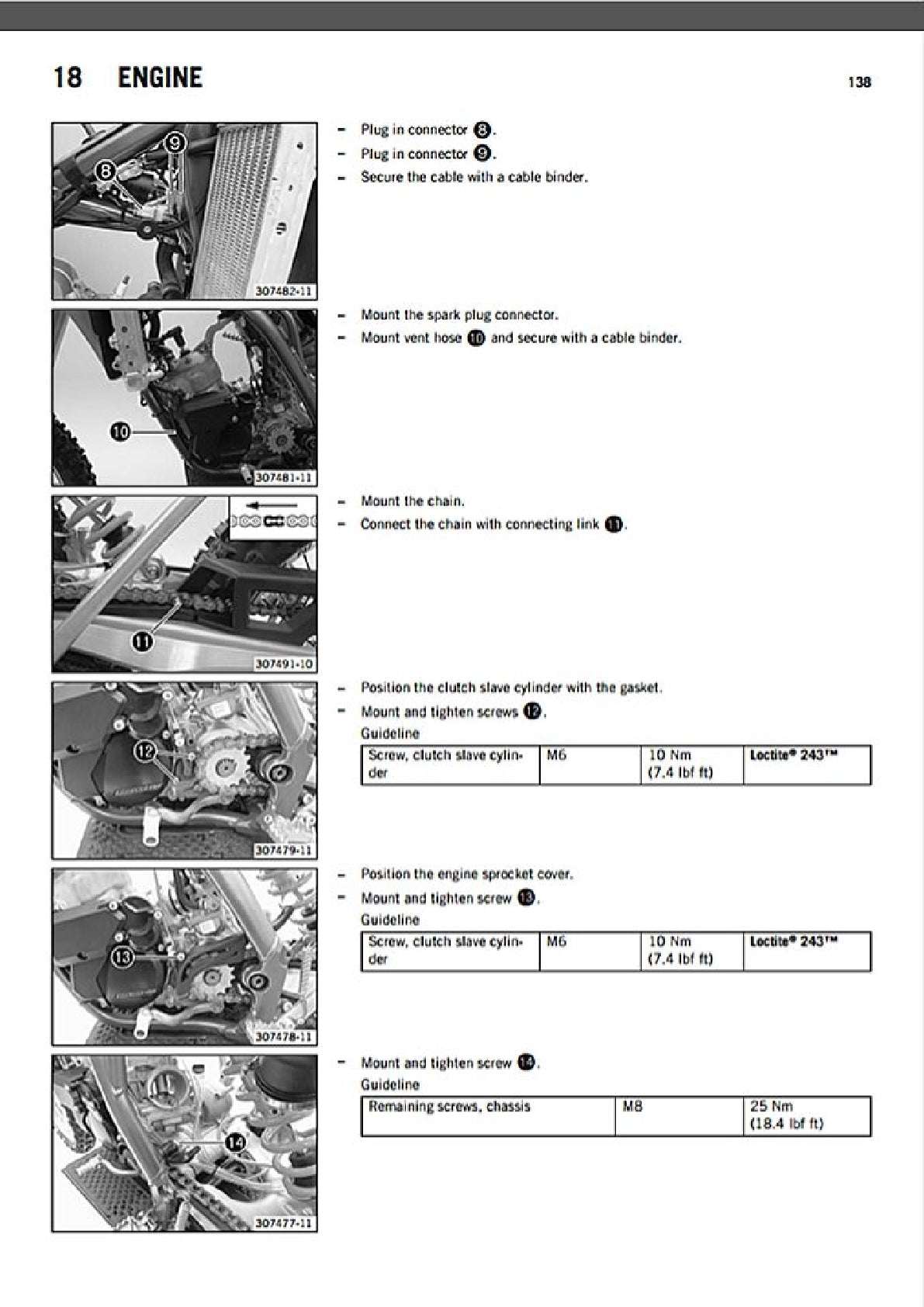 2014-2015 KTM 200XCW 200 XCW XC-W Service Manual
