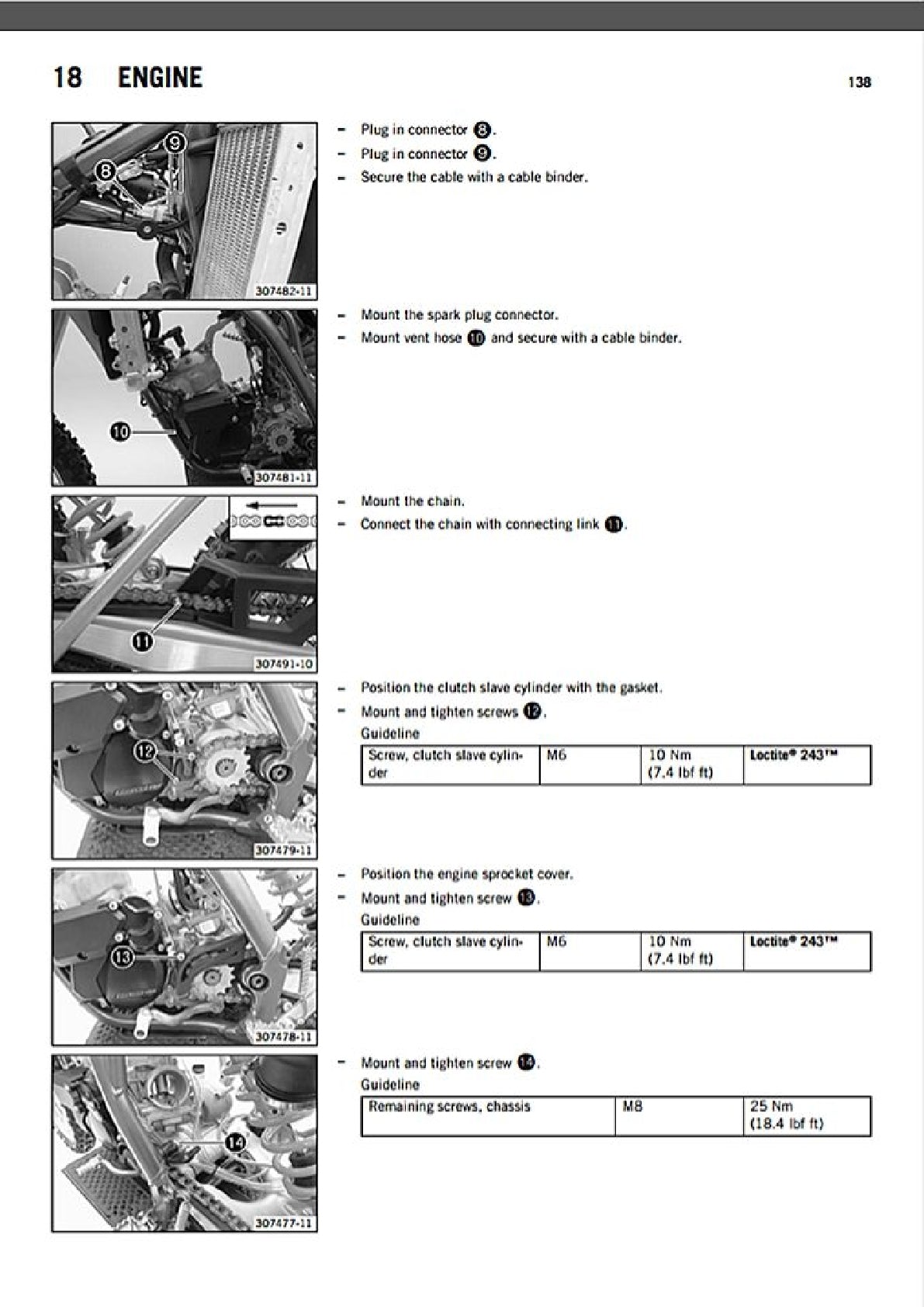 2014-2015 KTM 200EXC 200 EXC EX-C Service Manual