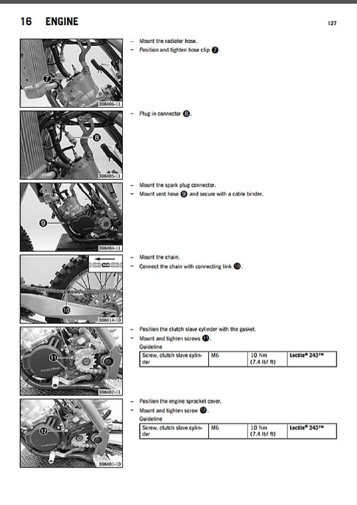 2014 KTM 150 XC 150XC Service Manual