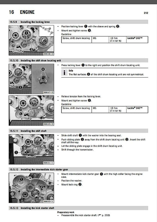 2016 KTM 250XC 250 XC Service Manual