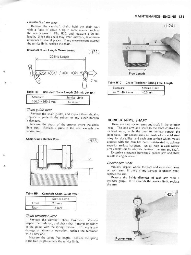 1977-1983 Kawasaki KZ200 Z200 Single Cylinder Service Manual