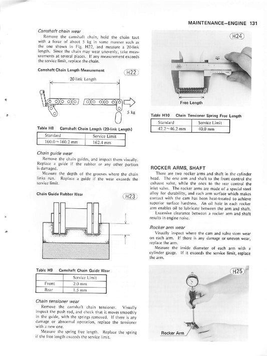 1977-1983 Kawasaki KZ200 Z200 Single Cylinder Service Manual