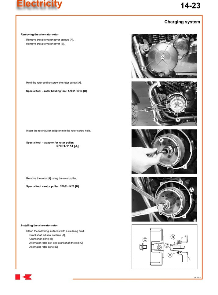 2003-2006 Kawasaki Z750S ZR750S Servicehandbuch