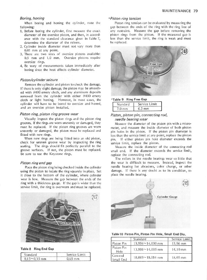 1972-1975 Kawasaki G5 100cc Service Manual