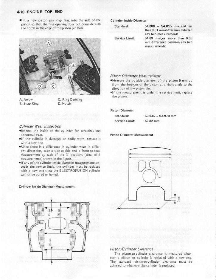 1986-2001 Kawasaki KMX200 KMX 200 Service Manual