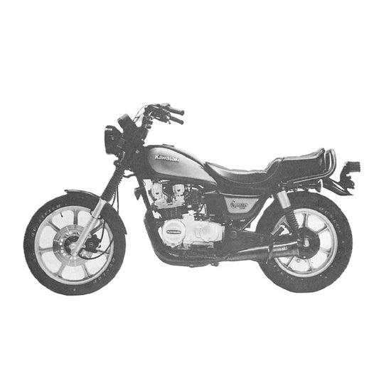 1982on Kawasaki Z550 KZ550 F1 Shaft Drive Service Manual