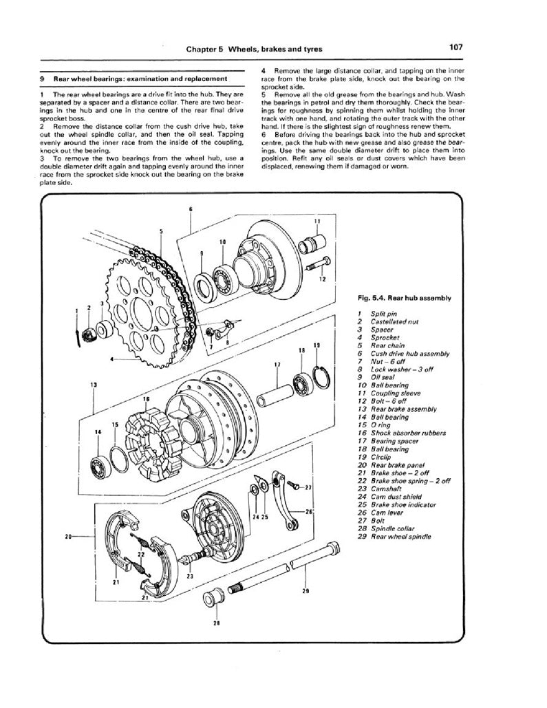 1976-1977 Kawasaki KZ650 KZ 650 Four Service Manual