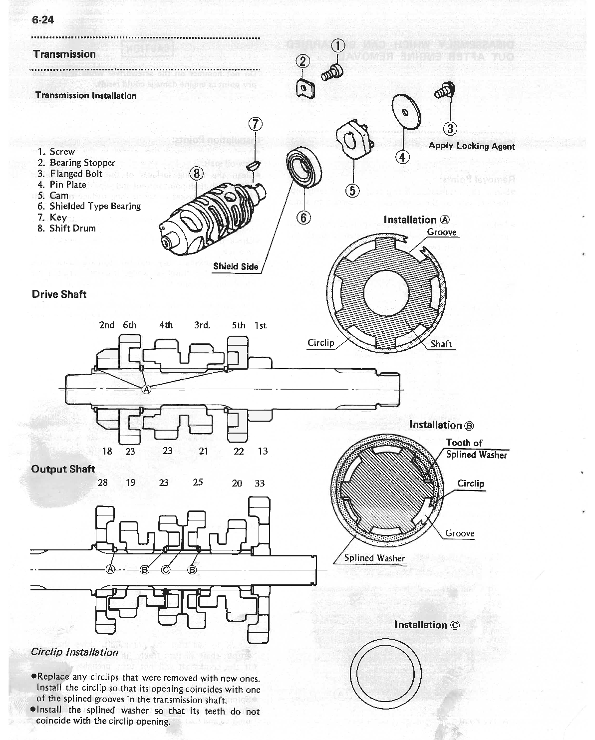 1974-1980 Kawasaki KE125 KE 125 Enduro Manual de servicio