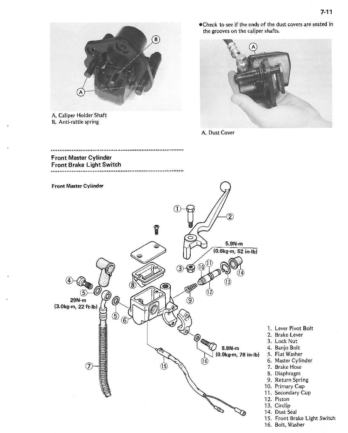 1974-1980 Kawasaki KE125 KE 125 Enduro Manual de servicio