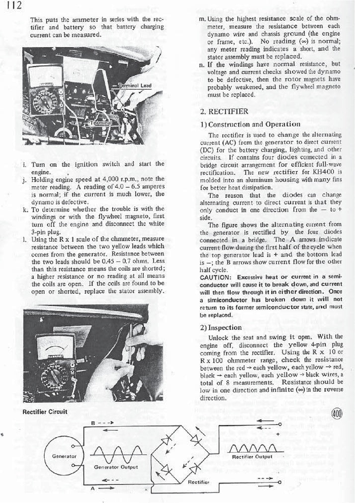 1972 Kawasaki S2 350 Service Manual