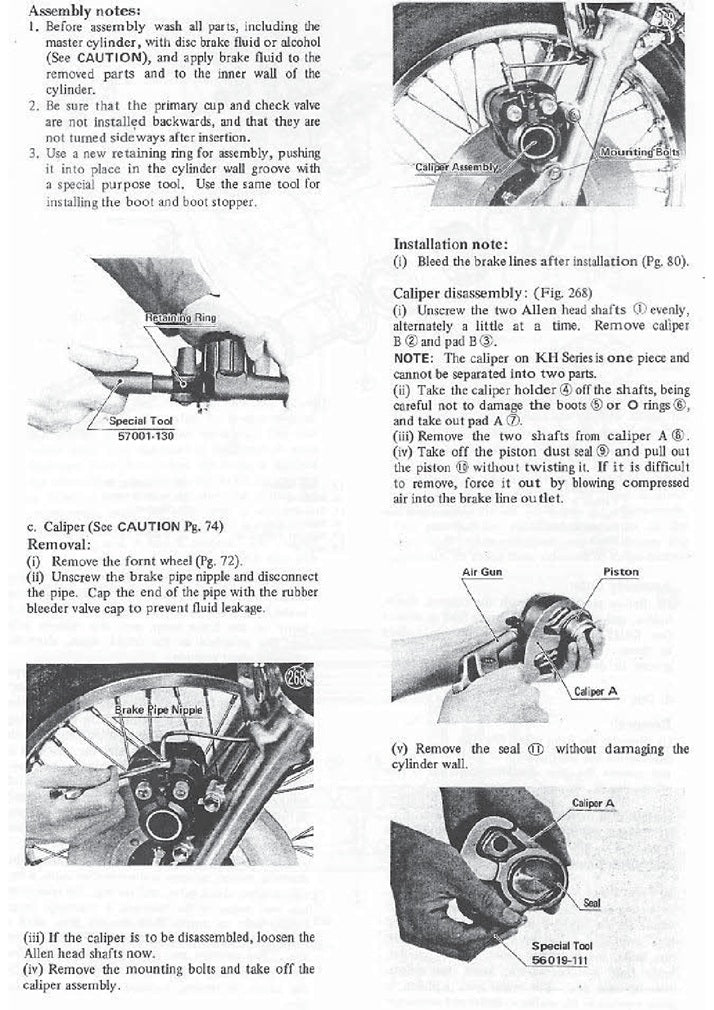 1972 Kawasaki S2 350 Service Manual