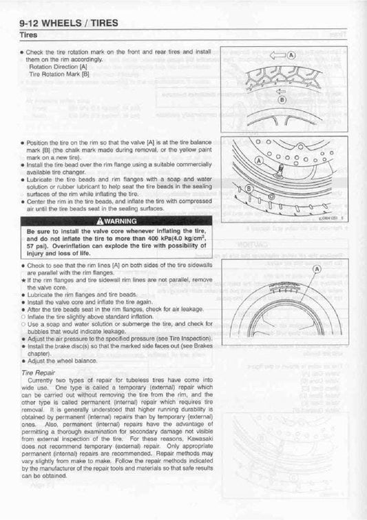 2001 Onwards Kawasaki ZRX1200R ZRX 1200 R Service Manual