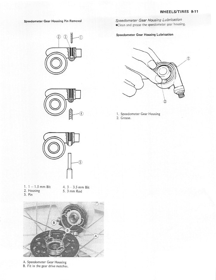 1986-1988 Kawasaki KMX125 Manual de servicio