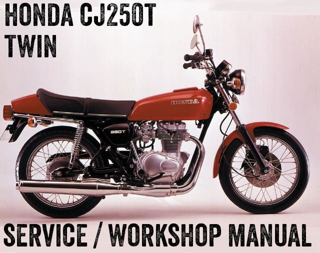 1974-1976 Honda CJ250T Manual de servicio doble