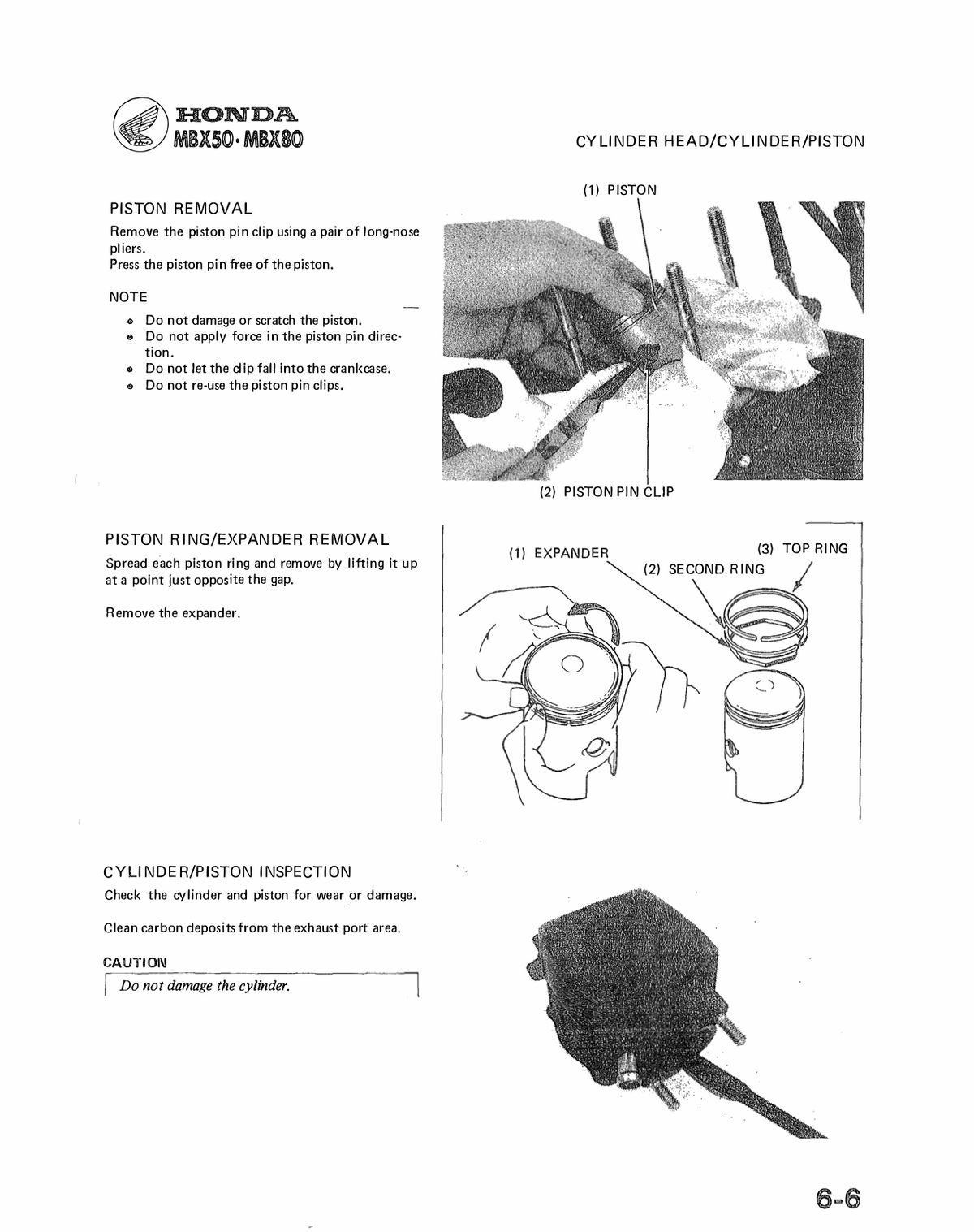 1979-1988 Honda MBX80 MBX 80 Scooter Service/Workshop Manual – retro ...