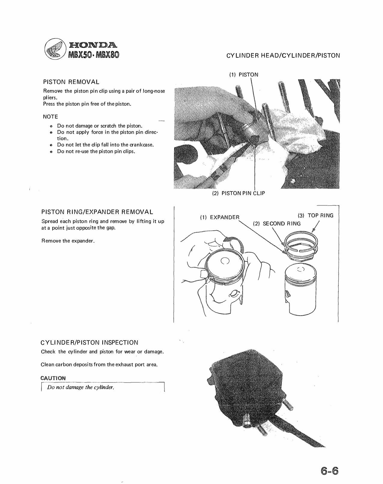 1979-1988 Honda MBX80 Manual