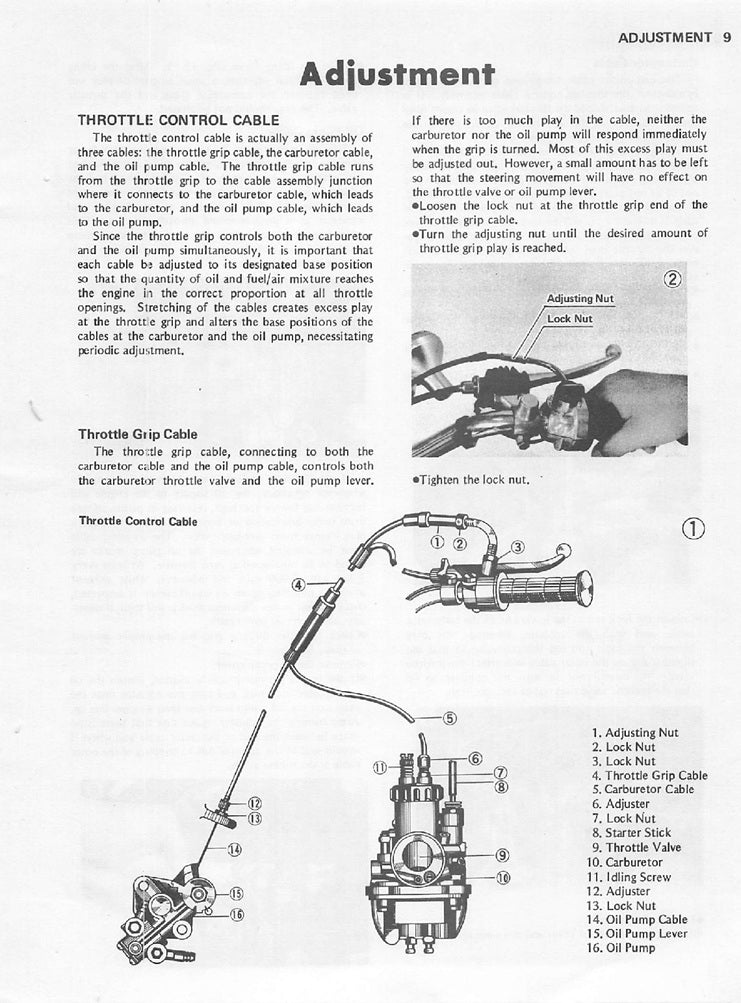 1973-1978 Kawasaki MC1 90cc Service Manual