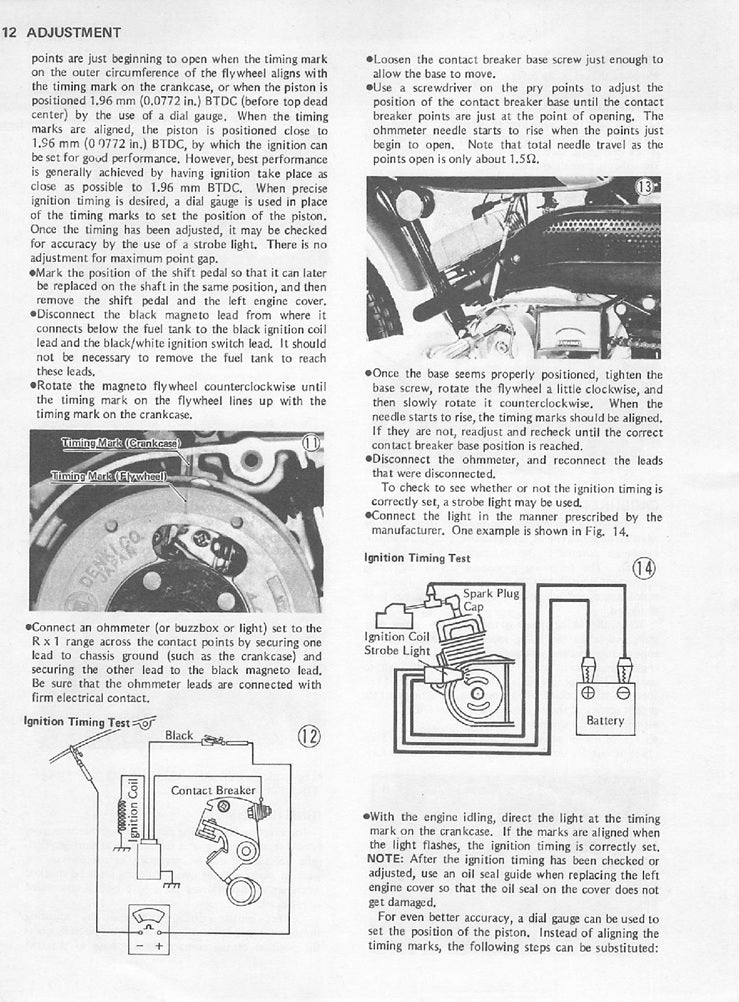 1973-1978 Kawasaki MC1 90cc Service Manual