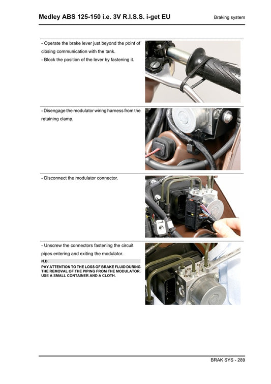 2006-2012 Aprilia SportCity One 125 Manual de servicio de scooter