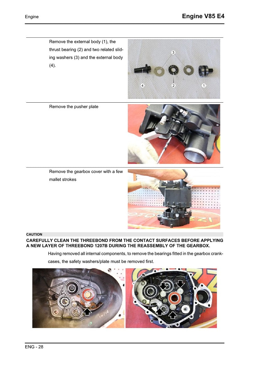 Manual de servicio Moto Guzzi V85 TT 2019-2021